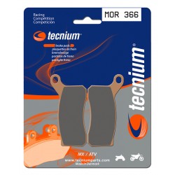 Plaquettes de frein Racing MX/Quad métal fritté TECNIUM MOR366