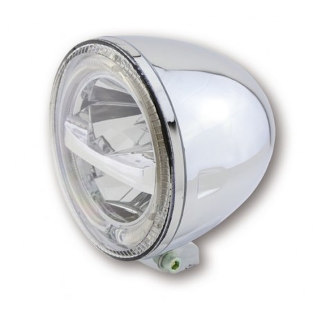 Phare LED HIGHSIDER Circle - 5 3/4" - montage par le bas