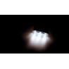 Feu de position SHIN YO Tri-LED avec support et feuille autocollant 12V 1