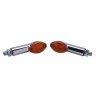 Clignotant halogène SHIN YO Cateye, long orange 1