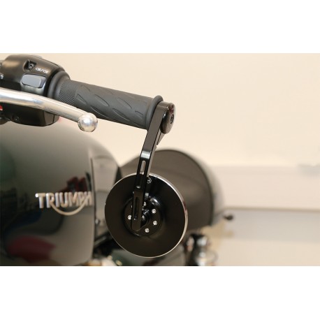 Rétroviseur embout de guidon HIGHSIDER Conero 2 Black Edition long