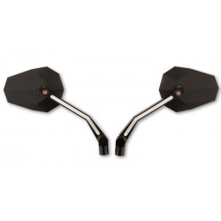 paire de Rétroviseurs HIGHSIDER Stealth-X3 avec clignotant feu de position LED