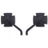 Paire de Rétroviseurs HIGHSIDER Iron Cross 0