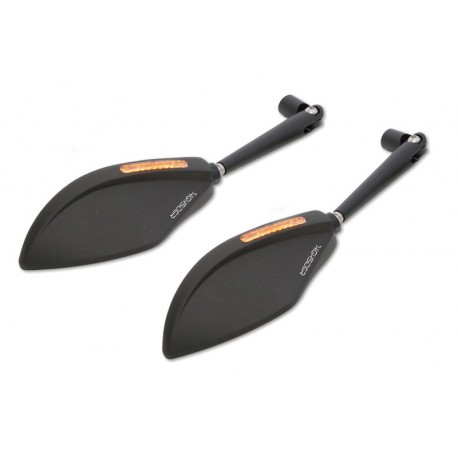 paire de Rétroviseurs de carénage HIGHSIDER Torezzo avec clignotants séquentiel LED