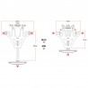 Support de plaque moto HIGHSIDER Akron-RS YAMAHA MT-10 2