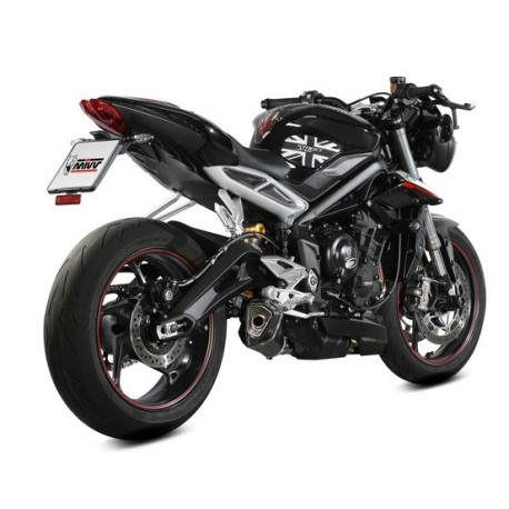 Echappement MIVV DELTA RACE TRIUMPH 765 STREET TRIPLE 2017-2022