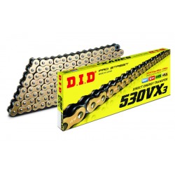 Chaîne de transmission D.I.D 530VX3 X-Ring 530 102 maillons