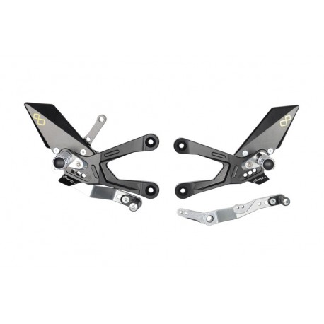 Commandes reculées réglables / repliables LIGHTECH sélection standard YAMAHA MT-09 TRACER 9 GT