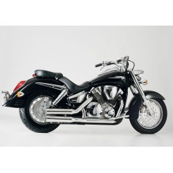 Ligne d'Echappement homologué décatalisé FALCON HONDA VTX1800