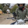 Support de smartphone moto QUAD LOCK fixation rétroviseur 3