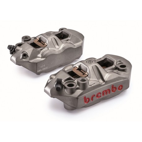 Paire étriers BREMBO UPGRADE M4 monobloc 108mm/P4 34 (avec plaquettes)