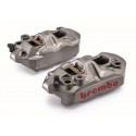 Paire étriers BREMBO UPGRADE M4 monobloc 108mm/P4 34 (avec plaquettes)