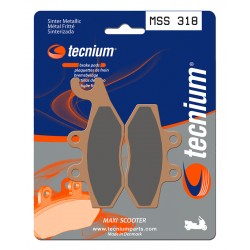 Plaquettes de frein TECNIUM Maxi Scooter métal fritté MSS318