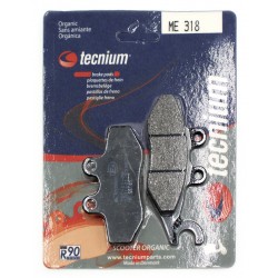 Plaquettes de frein TECNIUM Scooter organique ME318