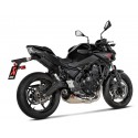 Ligne d'echappement AKRAPOVIC homologué KAWASAKI Z650 NINJA 650 2023-2024 avec 2 lambda