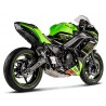 Ligne d'echappement AKRAPOVIC racing KAWASAKI Z650 NINJA 650 2023-2024 avec 2 lambda 1
