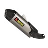 Echappement AKRAPOVIC titane DUCATI DESERT X 950 2022-2024 2