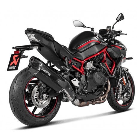 Echappement AKRAPOVIC titane noir homologué KAWASAKI Z H2 2020-2024