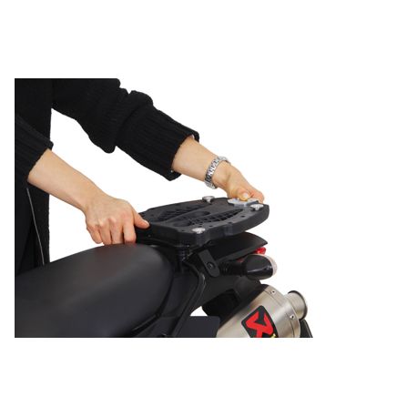 Platines d'adaptation ALU-RACK TOP-CASE SHAD,TRAX,GIVI,KAPPA,HEPCO BECKER et KRAUSER BOUCHON POUR ALU RACK