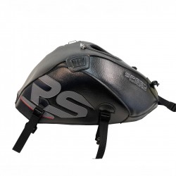 Tapis de reservoir BAGSTER TRIUMPH 1200 SPEED TRIPLE 2021-2025 RR RS Noir / déco et liseret rouge