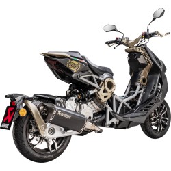 Echappement AKRAPOVIC homologué ITALJET 125 DRAGSTER 200 DRAGSTER 2021-2024