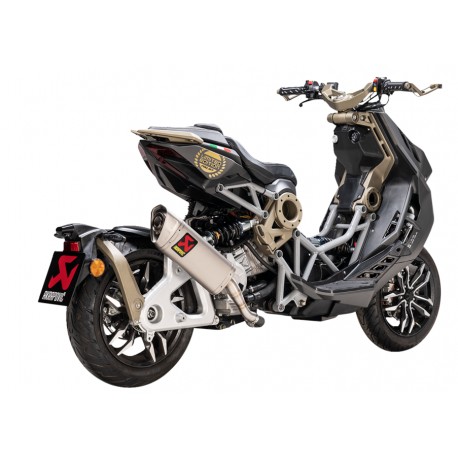 Echappement AKRAPOVIC racing ITALJET 125 DRAGSTER 200 DRAGSTER 2021-2024