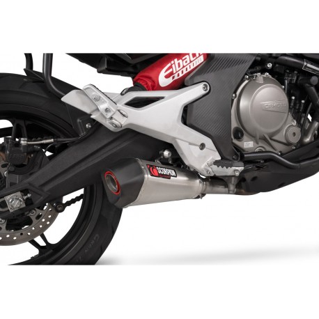 Echappement SCORPION SERKET TAPER CF MOTO 650MT 2022-2024