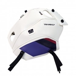 Tapis de reservoir BAGSTER HONDA XL 750 TRANSALP 2023-2024 BLANC / DECO ROUGE / MARINE / LILAS