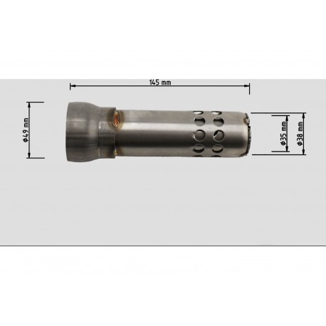 DB Killer Universel diamètre 49mm longueur 145mm