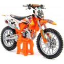 Miniature moto BURAGO KTM SX-F 450 FACTORY RED BULL JEFFREY HERLINGS