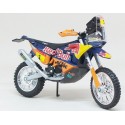 Miniature moto BURAGO KTM 450 RALLY DAKAR RED BULL