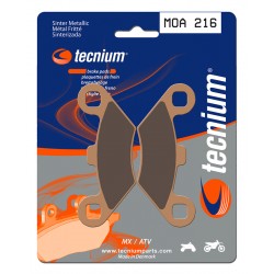 Plaquettes de frein TECNIUM MX / Quad métal fritté MOA216