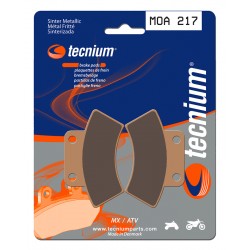 Plaquettes de frein TECNIUM MX / Quad métal fritté MOA217