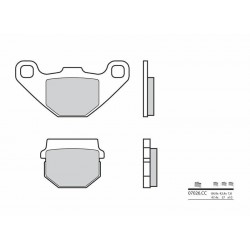 Plaquettes de frein BREMBO Scooter carbone céramique 07026