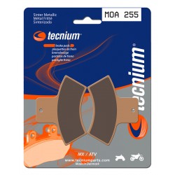 Plaquettes de frein TECNIUM MX / Quad métal fritté MOA255