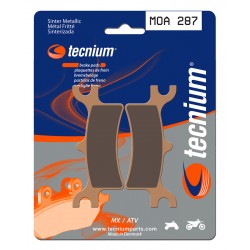 Plaquettes de frein TECNIUM MX / Quad métal fritté MOA287