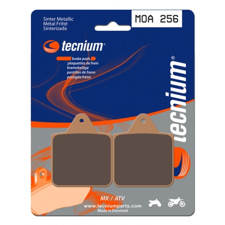 Plaquettes de frein TECNIUM MOA256 Metal Fritte