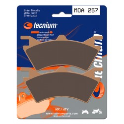 Plaquettes de frein TECNIUM MX / Quad métal fritté MOA257