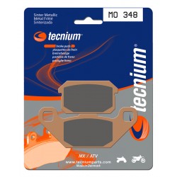 Plaquettes de frein TECNIUM MX / Quad métal fritté MO348