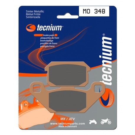 Plaquettes de frein TECNIUM MX / Quad métal fritté MO348