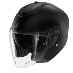 Casque SHARK RS JET BLANK Mat Black Mat