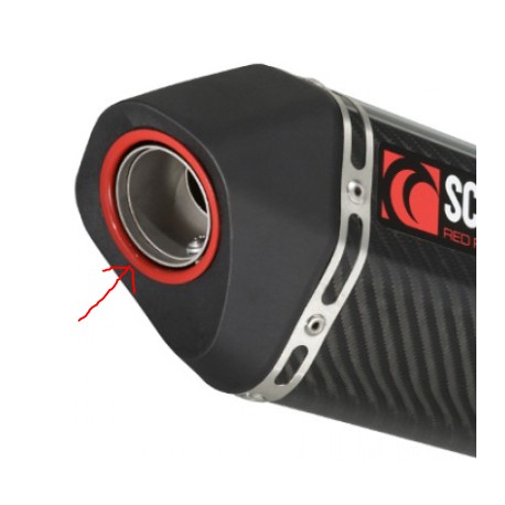 Cerclage rouge Echappement SCORPION
