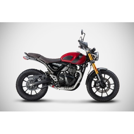 Ligne d'échappement racing Zard TRIUMPH SPEED 400 SCRAMBLER 400 2024