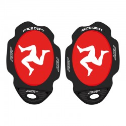 Sliders genoux RST série Flag Manx Red