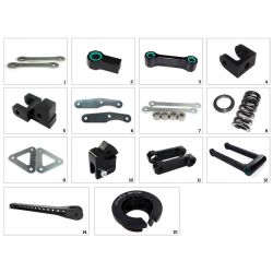 KIT rabaissement moto KAWASAKI Z650 2017-2024 -30mm type 6