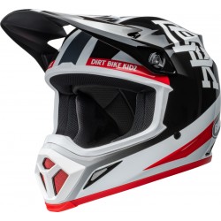 Casque BELL MX-9 Mips Twitch DBK - Noir/Blanc