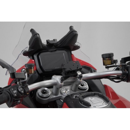 Support GPS SW MOTECH pour guidon moto DUCATI MULTISTRADA V4 2021-2024