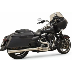 Ligne complète d'Echappement BASSANI 2-en-1 Long Road Rage III MEGAPHONE HARLEY DAVIDSON TOURING FLT FLHT FLHR FLTR