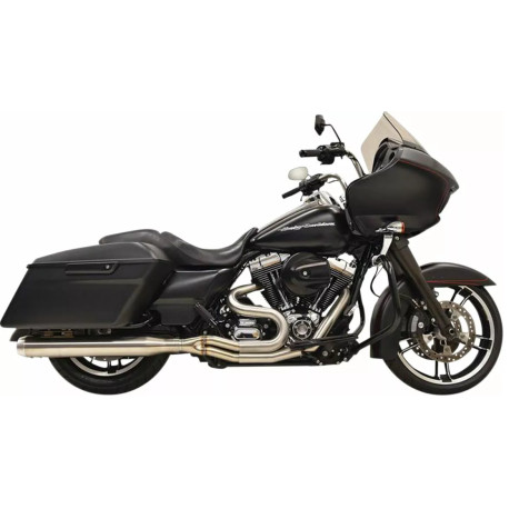Ligne complète d'Echappement BASSANI 2-en-1 Long Road Rage III STRAIGHT CAN HARLEY DAVIDSON TOURING FLT FLHT FLHR FLTR