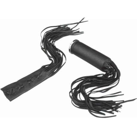 Manchons de poignée en cuir avec franges en cuir